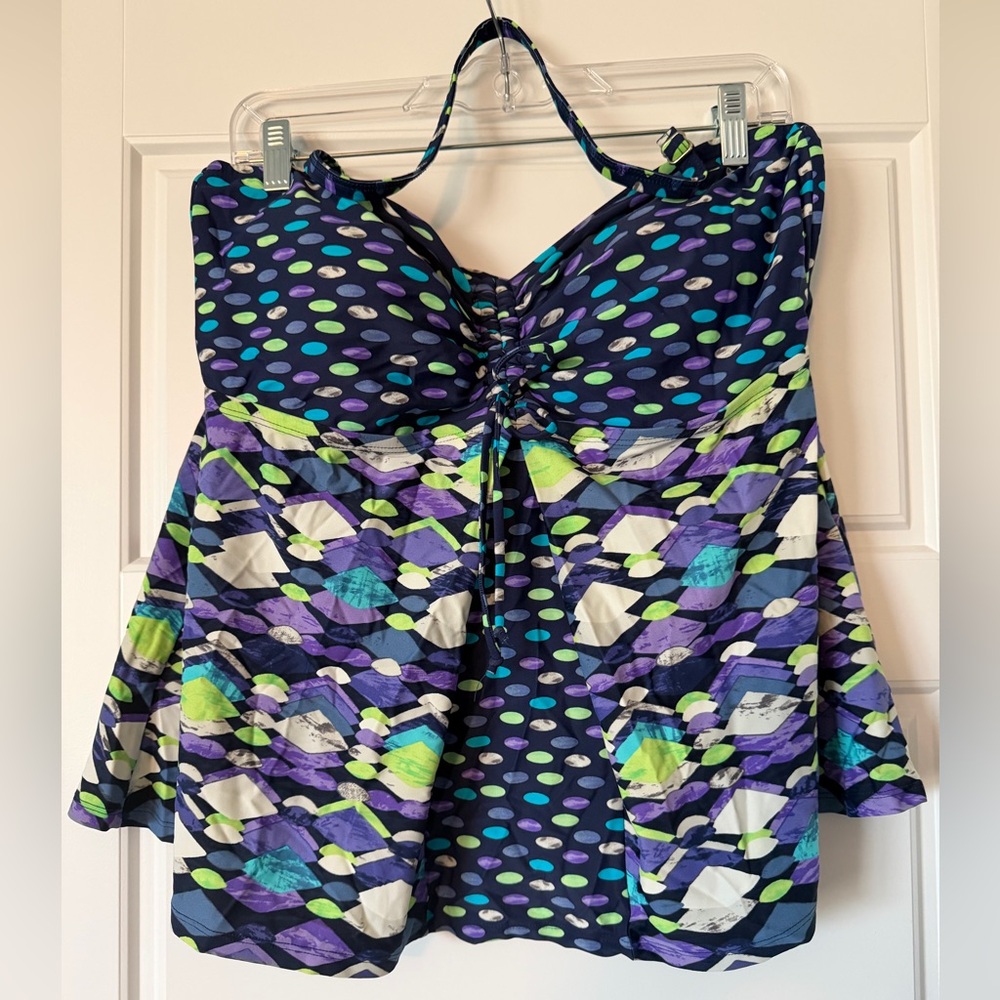 Always For Me Multicolor Swim Top and matching bottom